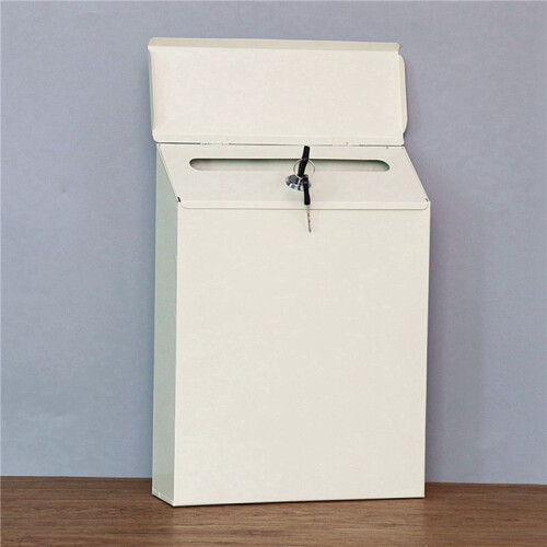 2X Mailbox Office Mailboxes Mail Boxes Outdoor Wall Mounted Mailbox Locking Mailbox Wall- Mounted Key Drop Box Mailboxes 2