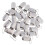 25Pcs Pacifier Suspender Holder Clip Strap Clips DIY Sewing Craft Loop 1