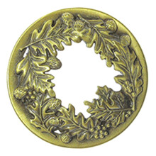 Couvercle de Bougies Parfumées pour Bougies, Cadeaux pour Femmes, Aide les Bougies en Pot à Fondre Uniformément, Feuille de 7,8 Cm, Bronze