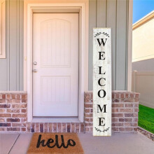 2Set Welcome Sign Welcome Stencil Kit for Front Door Welcome Sign for Painting Wood Easter Thanksgiving Christmas