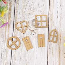 Wooden Fairy Garden Door,Miniature Garden Buildings , Garden Sculptures and Statues