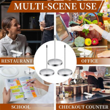 12 PCS Receipt Holder Spike 5.5 Inch Stainless Steel Ticket Stabber for Restaurant Silver Receipt Spike Memo Holder