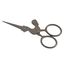 Special Chicken Design Stainless Steel Sewing Embroidery Scissors Blac