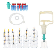 Set of 24 Pieces Anti Cellulite Massage Vacuum Cupping Cup with Suctio