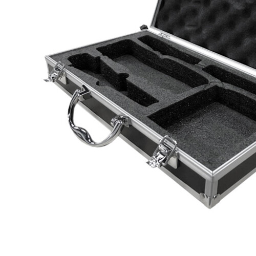 Wireless Microphone Carrying Case Hard Shell Suitcase Mixer Accessorie 2
