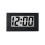 Clock Triangle LED Screen Lectronic Digital Alarm Screen Desktop Clock for Home Office Table Bedroom Decor Black 1