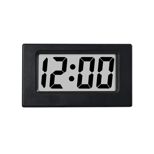 Clock Triangle LED Screen Lectronic Digital Alarm Screen Desktop Clock for Home Office Table Bedroom Decor Black