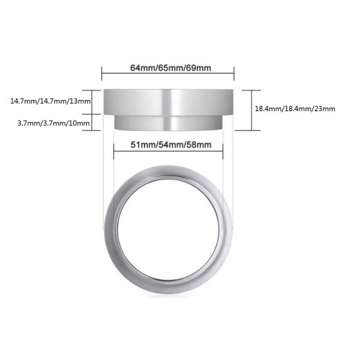 Aluminum Coffee Dosing Replacement Dosing Funnel 1