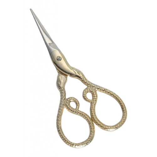 Snake Design Handle Stainless Steel Tailor Sewing Embroidery Scissors 2