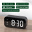Wecker, Digitaler Wecker, Dimmbar für das Schlafzimmer, Steckerwecker Schwarz 4
