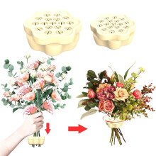 Spiral Ikebana Stem Holder,Set of 2 Spiral Stem Holder for Flowers, Spiral DIY Bouquet Twister Flower Arrangement Holder