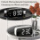 Wecker, Digitaler Wecker, Dimmbar für das Schlafzimmer, Steckerwecker Schwarz 5