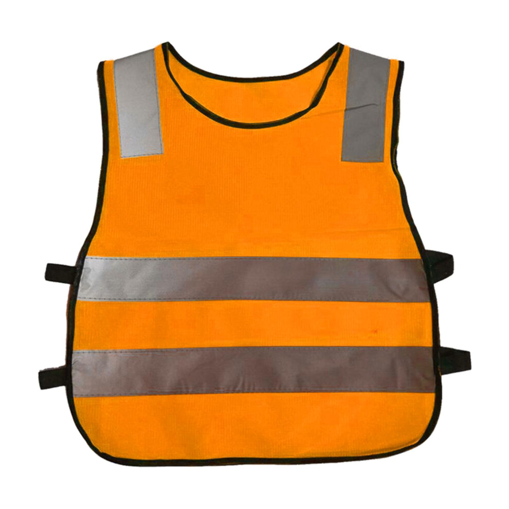 Hi Vis Child Safety Reflective Vest Waistcoat Traffic Work Cycling Clo 6902695537110