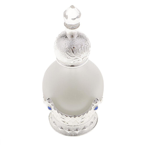 15ml Vintage Glass Empty Perfume Spray Bottle Atomizer Refillable Silv 1
