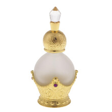 15ml Vintage Glass Empty Perfume Spray Bottle Atomizer Refillable Gold