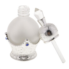 15ml Vintage Glass Empty Perfume Spray Bottle Atomizer Refillable Silv
