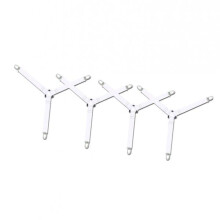4 Pieces Bed Sheet Grippers Suspenders Fastener Clips Straps 3 Heads W