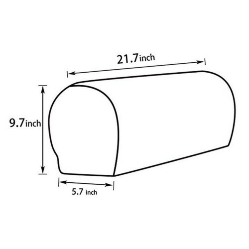 Sofa Armrest Covers Non Slip Stretch Arm Furniture Protector Light Gra 1