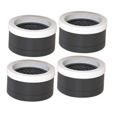 4 Pieces Plastic Bed Furniture Riser for Bed Frame Couch Legs Feet Tab