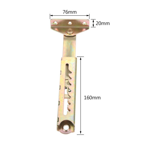 2Pcs Sofa Lifting Hinge Angle Adjustment Hinge Ratchet for Drawing Boa 1