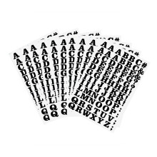 860x Transfer Patches Alphabet Iron On Letters TShirt Fabric 27x18.5cm