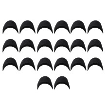 20 Pieces Sewing Shoulder Pads Fit for Shirt Practical for Shirt Men M