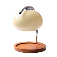 Retro Glass Candle Warmer Lamp Dimmable Aromatherapy Candle Lamp Bedside Table Lamp Study Office Home Decor EU Plug