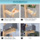 Metal Mailbox Mounting Bracket Large for Mailboxes with 8Inch Wide Floor 2Pcs 1