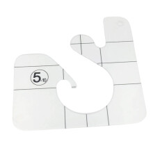 Clear Acrylic Laser Cut Quilting Templates for DIY Patchwork Kintting