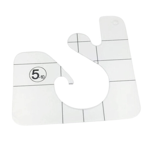 Clear Acrylic Laser Cut Quilting Templates for DIY Patchwork Kintting