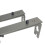 2 Pieces Adjustable Metal Curtain Pole Rod Wall Bracket Hook Holder Gr 3