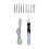 9Pcs Lighted Crochet Hooks Set Knitting Tools USB Rechargeable with Ca 3