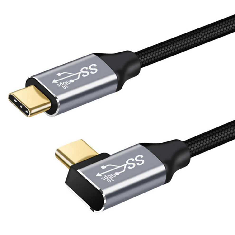 Usb C Extension Cable 90 Degree Angled 100W Usb 3.1 For Laptops Comput 6902695653551