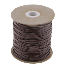 80 Meters 2mm Waxed Cord Beading DIY Jewelry Making Thread Coffee