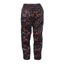 Chef Baggy Pants, Chef Uniform, Cook, Culinary Appare Chili pattern XL