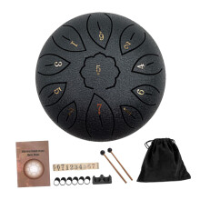 Mini 6 Inch Steel Tongue Drum and Carrying Bag Music Education Gift Pr