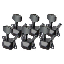 6 Pieces Semiclosed Tuning Pegs Tuners Machine Heads 6R for Electric G