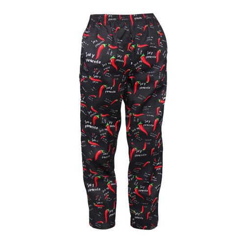 Chef Baggy Pants,  , Cook, Culinary Appare Chili pattern L 2