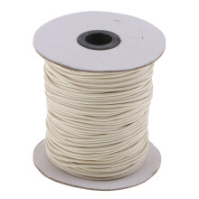 80 Meters 2mm Waxed Cord Beading DIY Jewelry Making Thread Beige