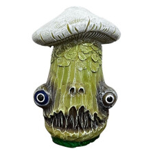 Halloween Skull Mushroom Sculpture, Resin Crafts, Home Garden Office Desktop Decoration C