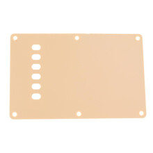 6 Hole Guitar Tremolo Cavity Cover Backplate for Fender Guitar Cream