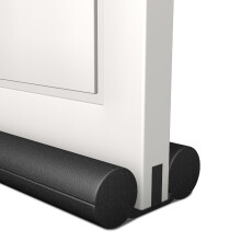 36 Inch Door Draft Stopper Under Door Sweep for Noise Reduction and Energy Saving Seal Black 1 Pack