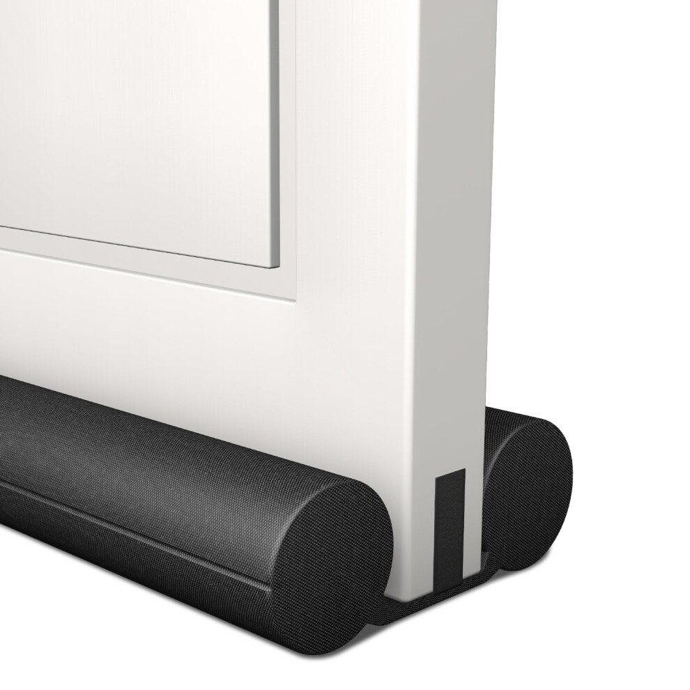 36 Inch Door Draft Stopper Under Door Sweep For Noise Reduction And Energy Saving Seal Black 1 Pack 9771547126096