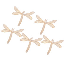 5 Pieces Embroidery Lace Patches Appliques for Clothes Dress Decor Dra