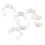 50Pcs/Pack Sewing Bobbin Small Clips Thread Clips Holder Tools Clear 2