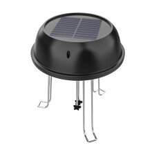 Solar Water Stirrer, Circular Water Wave Generator, Rockery to Create Water Ripples, Solar Landscaping Tools