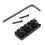 Guitar Locking Nut 42mm String Lock for 6 String Electric Guitar Black 1