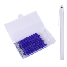 40pcs Heat Erasable Pens Refills for Quilting Sewing Dressmaking Blue