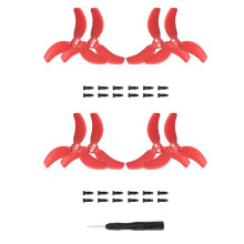 4 Par Propellerblad för Avata 2 Propeller 3032S Blades Lättvikts Dronevingetillbehör Röd