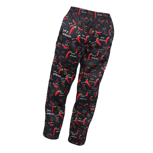 Chef Baggy Pants,  , Cook, Culinary Appare Chili pattern L 1